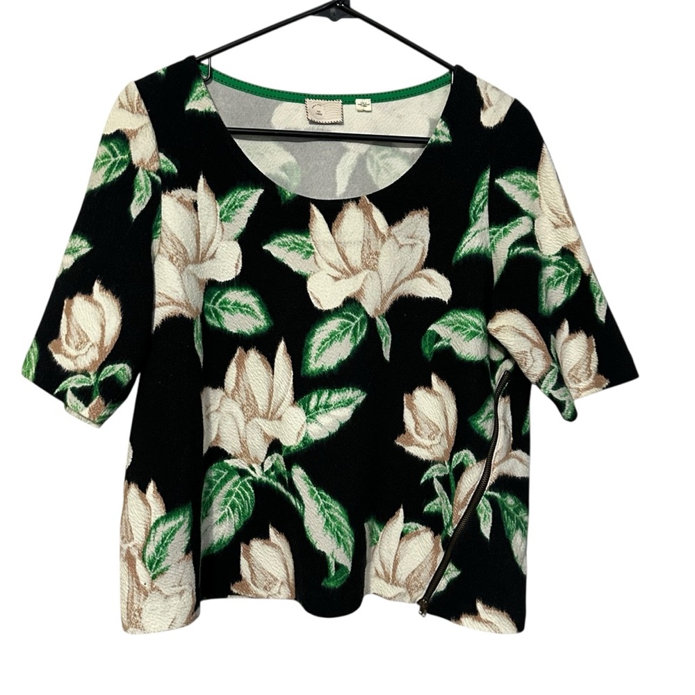 Anthropologie Postmark Kobus Magnolia Top Cottage Coquette Indie Twee Fairy L